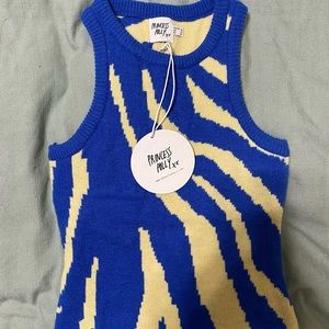 DIY knit, tank, crop top, size 12, Princess Polly